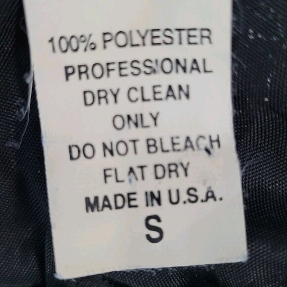 Celavie Collection Black Chiffon Rhinestone Maxi Dress USA Made Size Small S - Picture 4 of 14